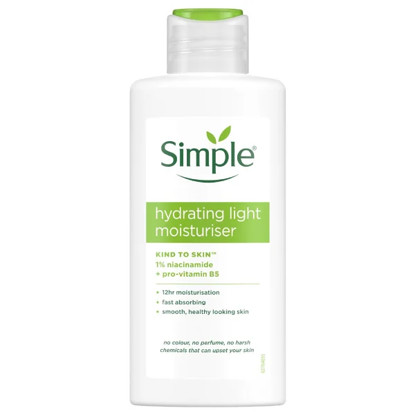 Simple Su Bazlı Nemlendirici 12 Saate Kadar Etklili Hassas Ciltler İçin 125 ml - Görsel 8