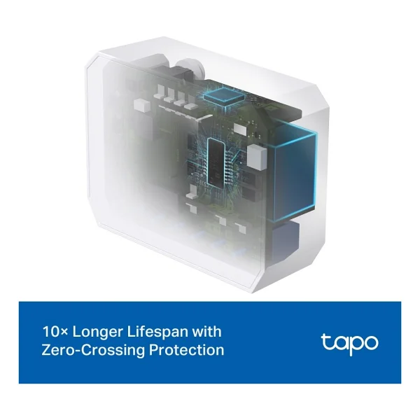 Tp-Link Tapo S110E Akıllı Wi-Fi Switch Röle Modülü Kuru ve Islak Kontak Modu Matter Sertifikalı Enerji Izleme ve Üretim Takibi Garaj Kapısı ve Kombi Kontrolü Bluetooth Kompakt Tasarım - Görsel 8