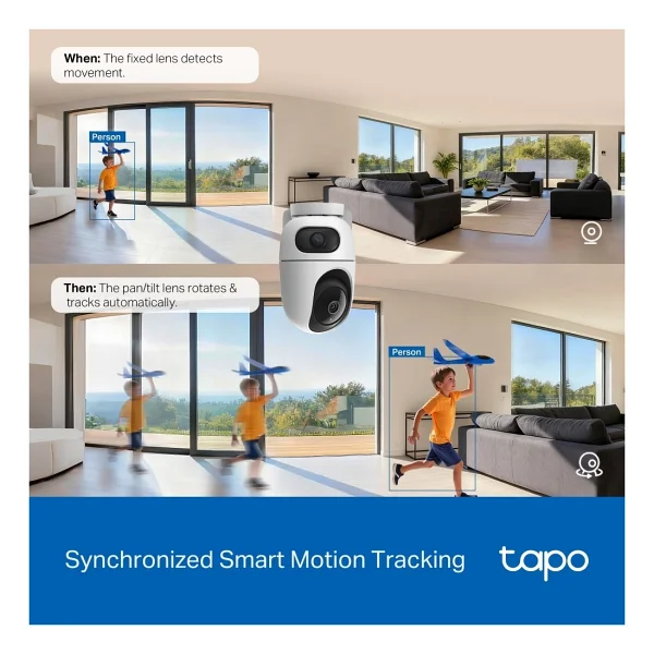 TP-Link Tapo C245D 2K 3 MP 360 Derece Gece Görüşlü IP Wi-Fi Güvenlik Kamerası - Görsel 10