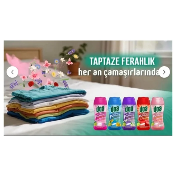 Doa Granül Çamaşır Parfümü & Çamaşır Yumuşatıcı Amber Ve Gül 3 X 210 Gr - Görsel 4