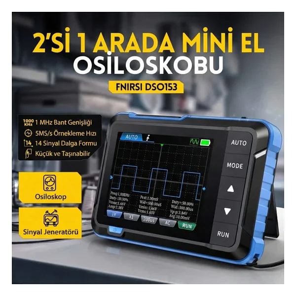 Fnirsi DSO-153 Osiloskop - Görsel 6