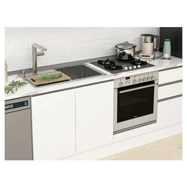 Alvinka 300x210 Cm High Gloss Mdf Mutfak Dolabı Beyaz Beyaz M-e90s45s45-2 - Görsel 3