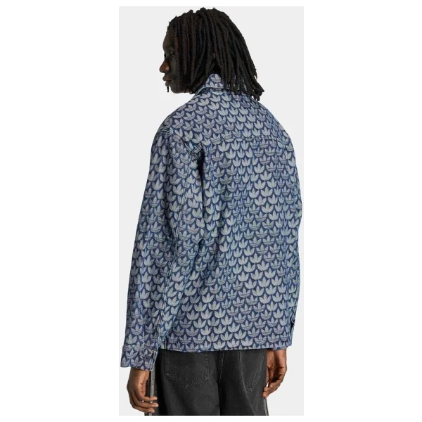 Adidas Denim Monogram KD0397 Erkek Kot Ceket - Görsel 2