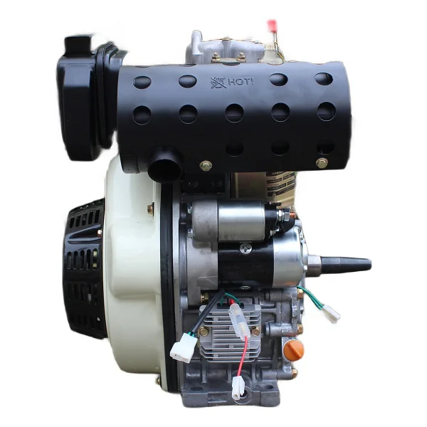 GoldMoto GM186FAE-G1A 10 Hp Marşlı Konik Uzun Krank Dizel Motor - Görsel 4