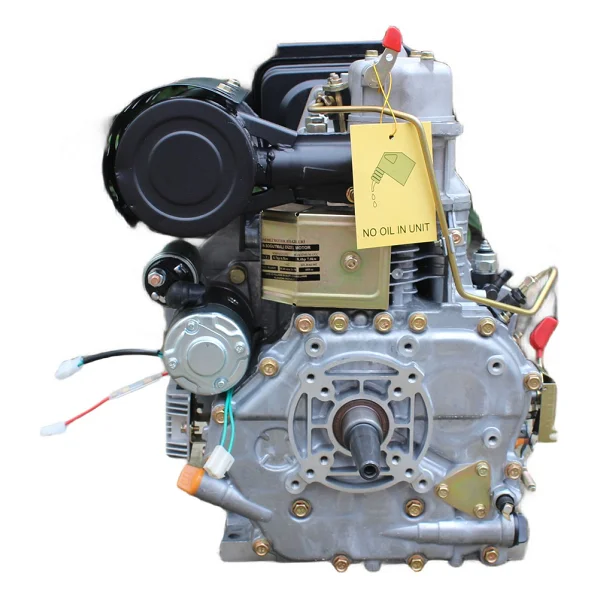 GoldMoto GM186FAE-G1A 10 Hp Marşlı Konik Uzun Krank Dizel Motor - Görsel 2