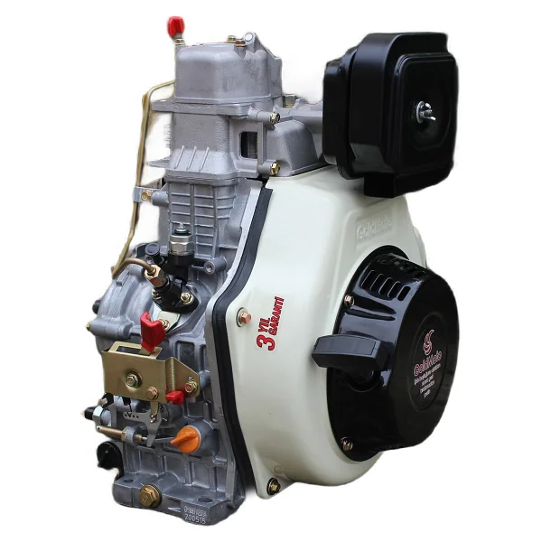 GoldMoto GM186FAE-G1A 10 Hp Marşlı Konik Uzun Krank Dizel Motor - Görsel 3