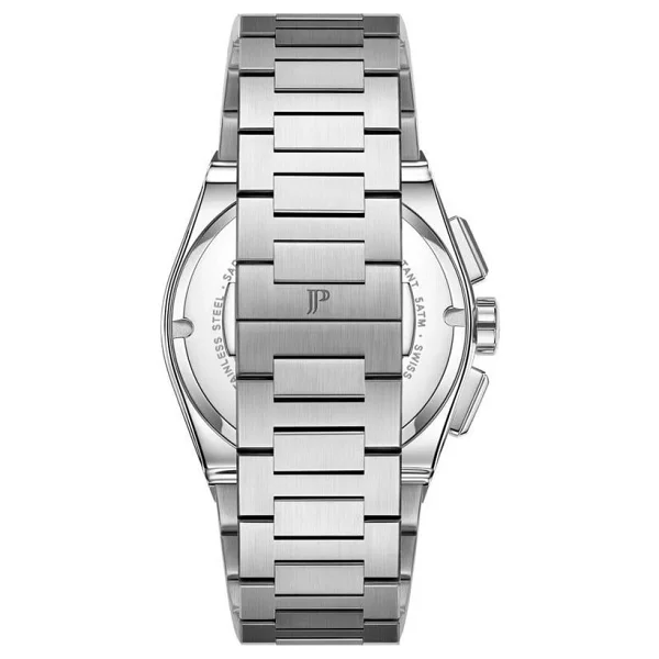 Jacques Philippe Aurora Chrono JPQGC4113X6LBXS Gümüş-Turkuaz Çelik Kordon Erkek Kol Saati - Görsel 5