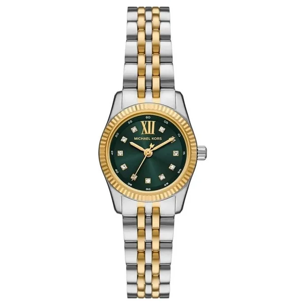 Michael Kors Lexington MK4986 Gümüş-Yeşil Kadın Kol Saati - Görsel 8
