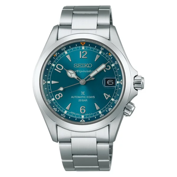 Seiko Prospex Alpinist Mechanical SPB503 Çelik Kordon Mavi Erkek Kol Saati - Görsel 6