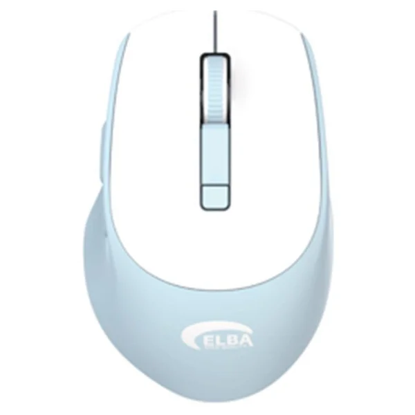 Elba B554 Beyaz-Mavi Optik Kablosuz Mouse - Görsel 7
