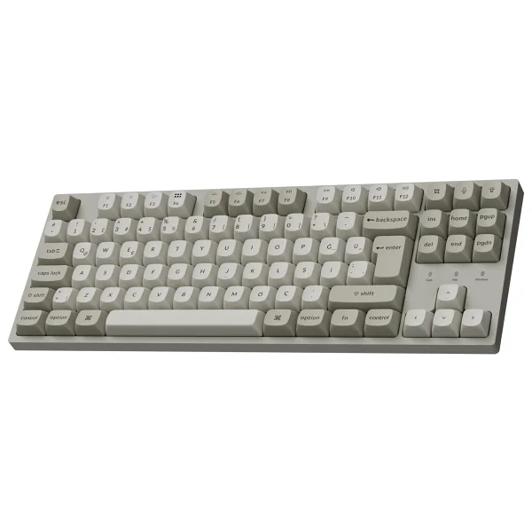 Keychron C1 Pro 8K QMK C1PX-M1 RGB %80 TKL Super Red Switch Kablolu Mekanik Oyuncu Klavyesi - Görsel 2