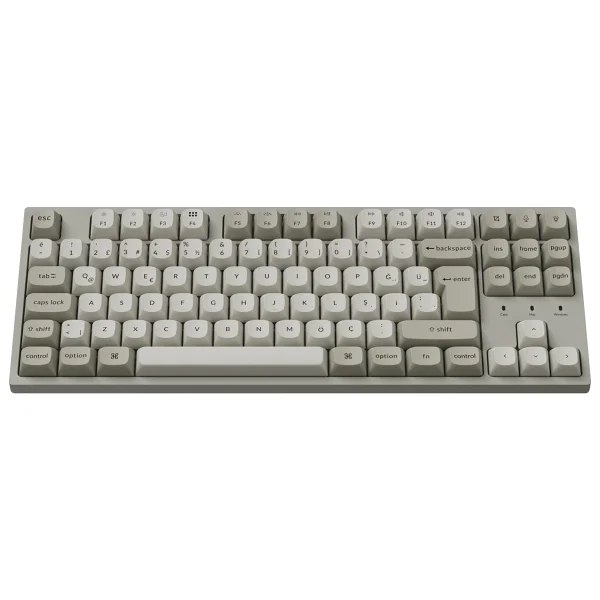 Keychron C1 Pro 8K QMK C1PX-M1 RGB %80 TKL Super Red Switch Kablolu Mekanik Oyuncu Klavyesi - Görsel 3