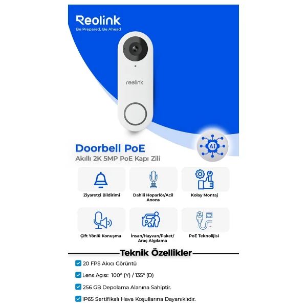 Reolink-Doorbell-PoE - Görsel 2