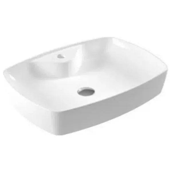 Serel 1634TXS110H Delikli 44 X 60 cm Tezgah Üstü Çanak Lavabo - Görsel 2
