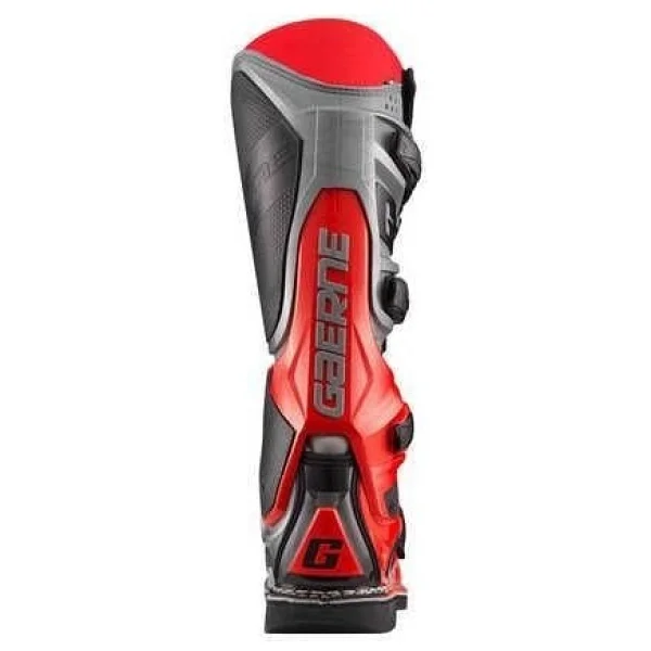 Gaerne SG12 Cross Forge Erkek Kırmızı-Gri-Siyah Motosiklet Ayakkabısı - Görsel 4