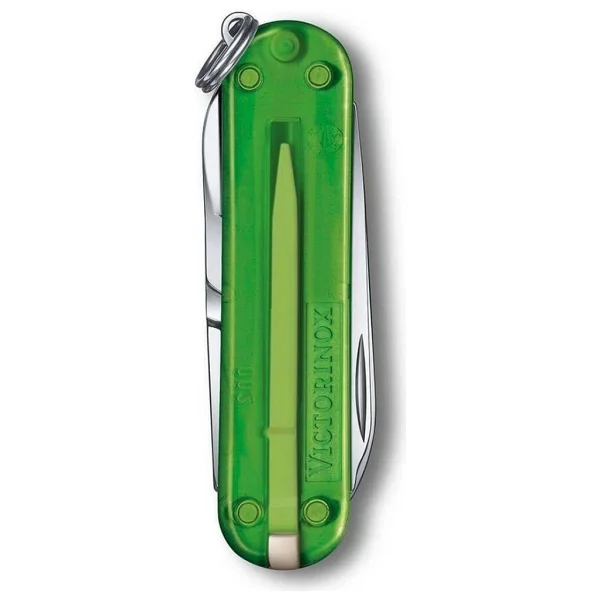 Victorinox Classic SD Transparent 0.6223.T41G Yeşil 7 Fonksiyonlu Çok Amaçlı Çakı - Görsel 6