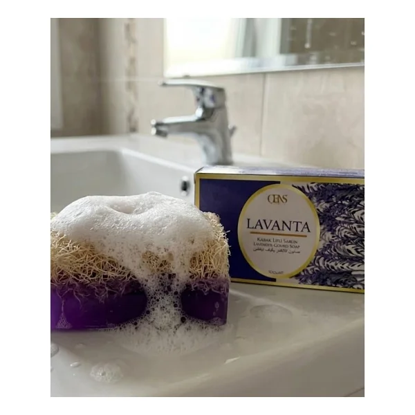 Lawin 4'lü Hediye Sabun Seti - Lavanta Kokulu Banyo Seti - Banyo Topu, Lavanta Özlü Krem ve Sabun - Görsel 5