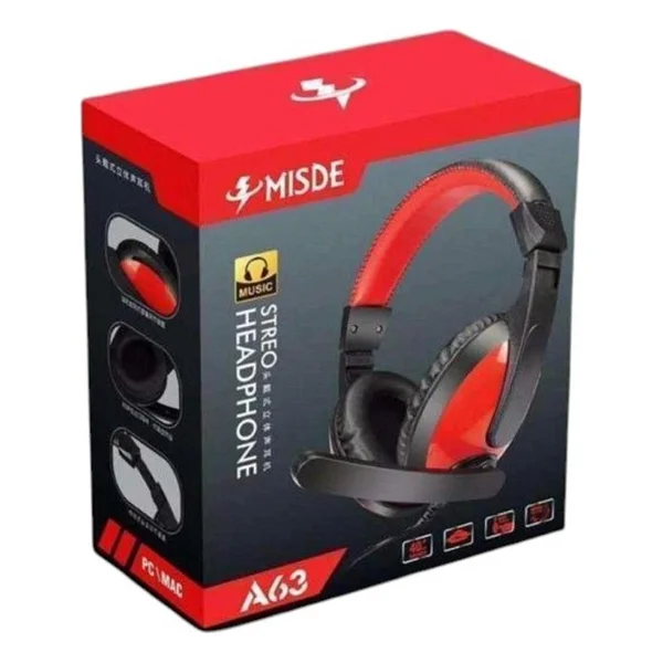 Magicvoice A63 Kablolu Kulak Üstü Oyuncu Kulaklığı - Görsel 5