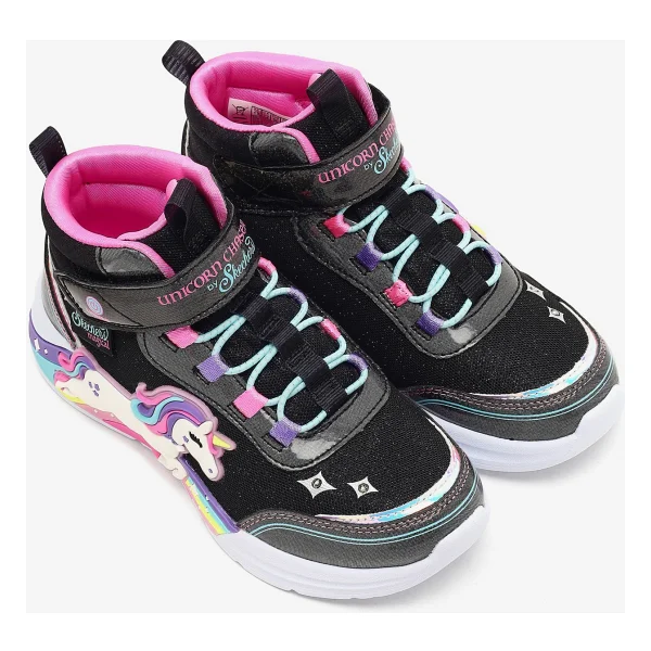 Skechers S-Lights Unicorn Chaser Jumping Magic 303302L Işıklı Çocuk Bot - Görsel 5