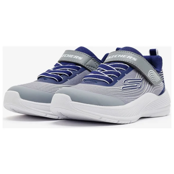Skechers Microspec Advance 403926N NVLG Lacivert-Gri Bebek Spor Ayakkabı - Görsel 3