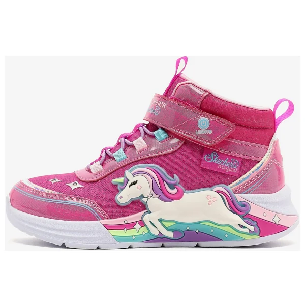 Skechers S-Lights Unicorn Chaser Jumping Magic 303302L Işıklı Çocuk Bot - Görsel 7