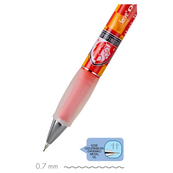 Serve Deep Harry Potter Gryffindor Damalı 0.7 mm Versatil Uçlu Kalem - Görsel 4