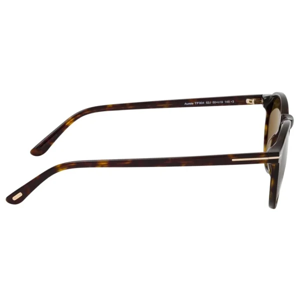 Tom Ford Aurele FT0904 52J Havana-Brown Güneş Gözlüğü - Görsel 3