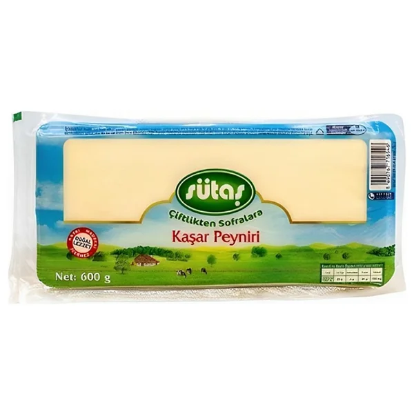 Sütaş Taze Kaşar Peyniri 600 gr x 6 Adet - Görsel 2