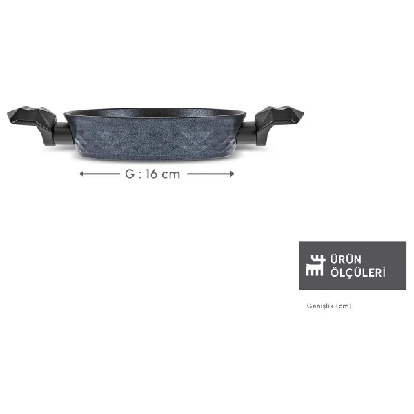 Karaca Biodiamond 16 cm Antibakteriyel Kulp Sahan - Görsel 2