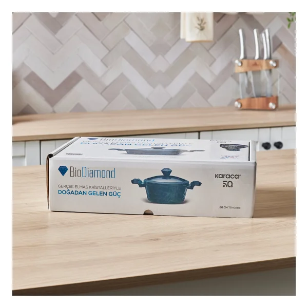 Karaca Biodiamond Antibakteriyel Kulp 20 cm tencere - Görsel 10