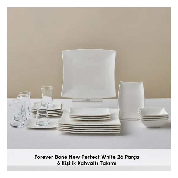 Karaca Perfect White 26 Parça 6 Kişilik Kahvaltı Takımı - Görsel 3