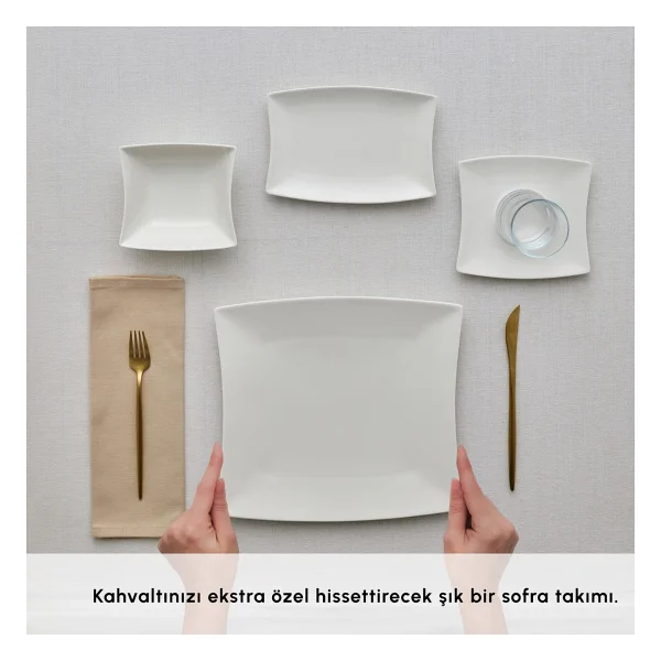 Karaca Perfect White 26 Parça 6 Kişilik Kahvaltı Takımı - Görsel 4