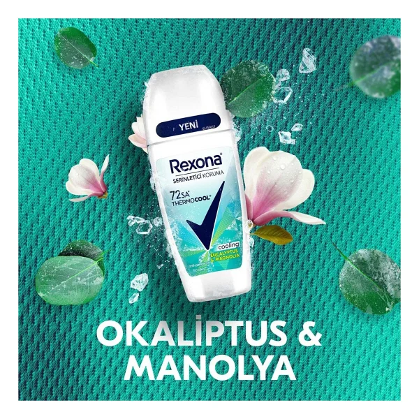 Rexona Thermocool Eucalyptus & Magnolia 50 ml Kadın Roll-On - Görsel 8