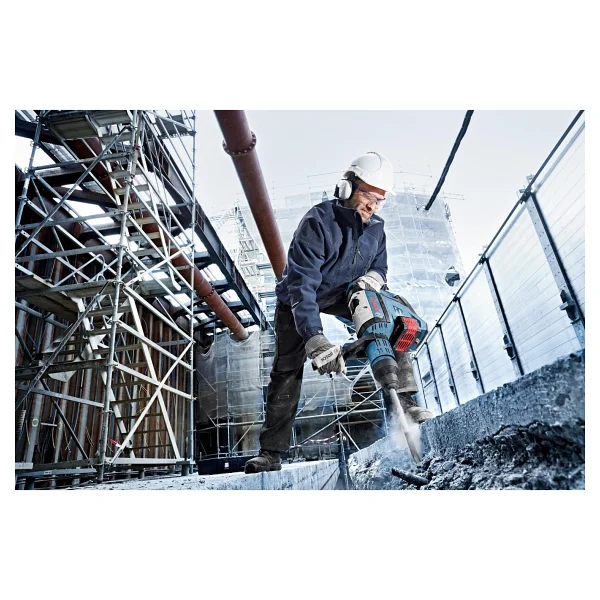 Bosch Gbh 18V-45 C 1x5,5 Ah Expert Akülü Sds-Max Kırıcı Delici Hilti - Görsel 4