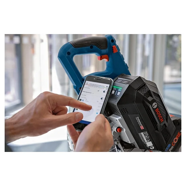 Bosch GCM 18V-216 DC Tek Akülü 5.5 Ah Gönye Testere - Görsel 3