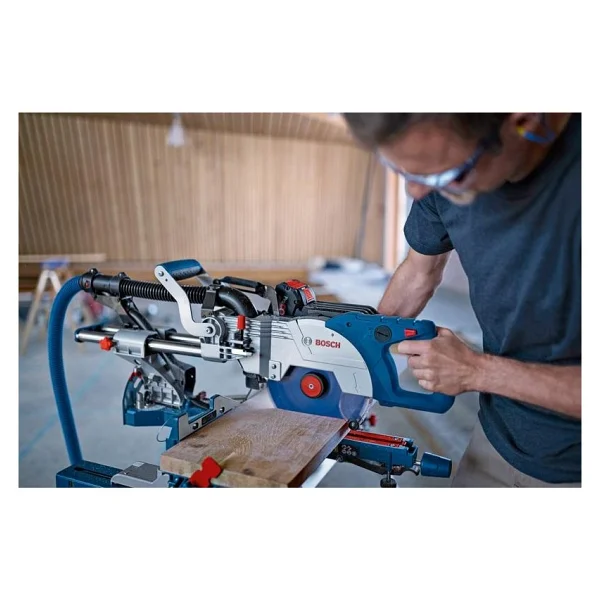 Bosch GCM 18V-216 DC Tek Akülü 5.5 Ah Gönye Testere - Görsel 4