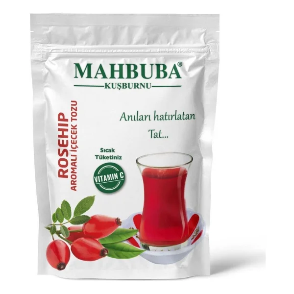 Mahbuba Kuşburnu Aromalı Oralet Çayı İçecek Tozu 250gr Hot Drink Sıcak Tüketiniz - Görsel 5