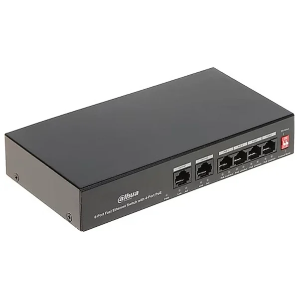 Dahua PFS3006-4ET-36 6 Port 10/100 Mbps Switch - Görsel 6