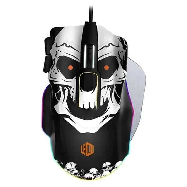 Lenovo Lecoo MG1102 RGB Makrolu Ergonomik Optik Kablolu Oyuncu Mouse - Görsel 2