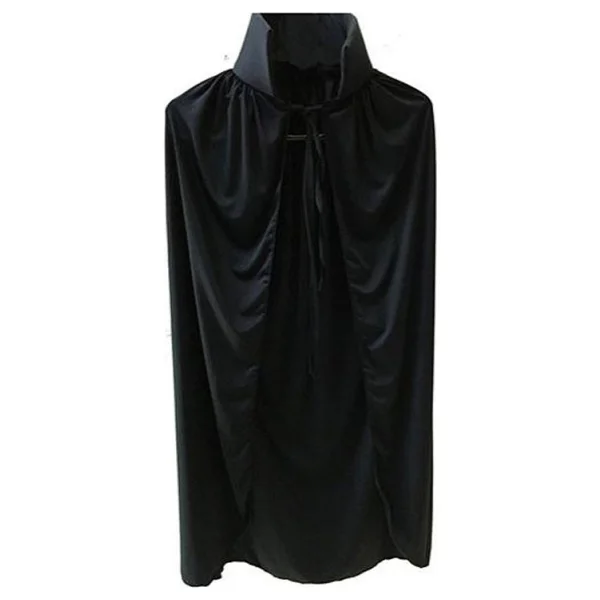Sİyah Yakalı Pelerin - Vampir Pelerin - Dracula Pelerin 90 cm - Görsel 9