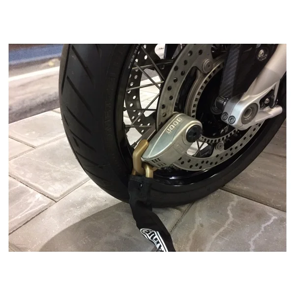 Abus Motosiklet Zincir Kilit ve Alarmlı Disk Kilidi 8008-12KS Seti - Görsel 4