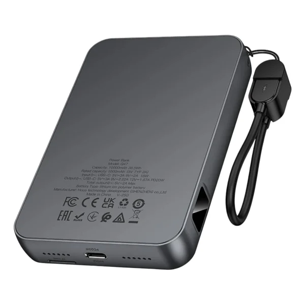 Hoco Q47 Shine 10000 mAh Hızlı Şarj Powerbank - Görsel 5