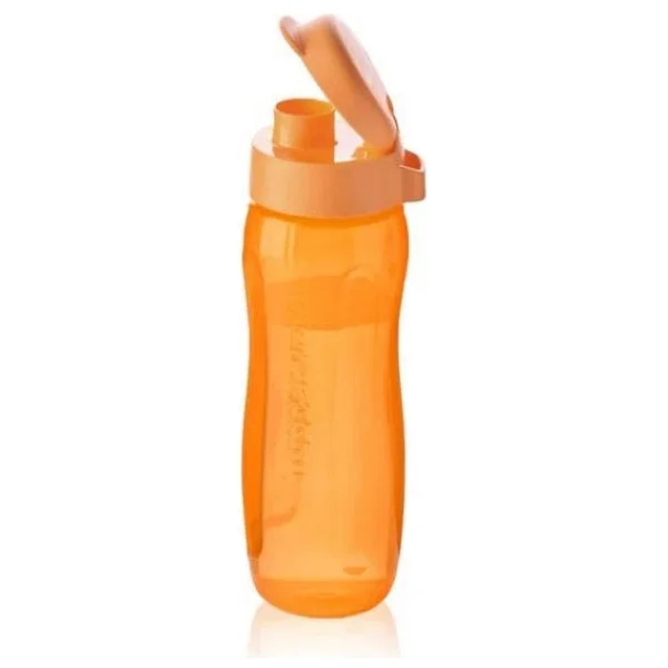 Tupperware Eco Şişe Turuncu Pratik Kapak 500 ml Suluk - Görsel 2