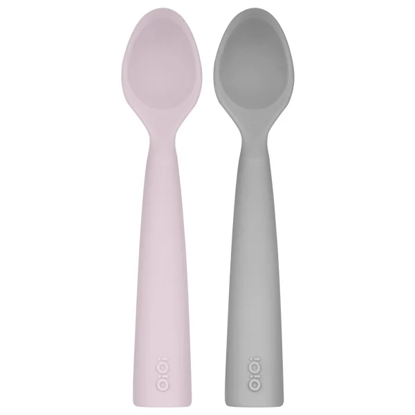 Oioi Silikon Mama Kaşığı Nam Nam 2 Li - Misty Lilac / Powder Grey - Görsel 10