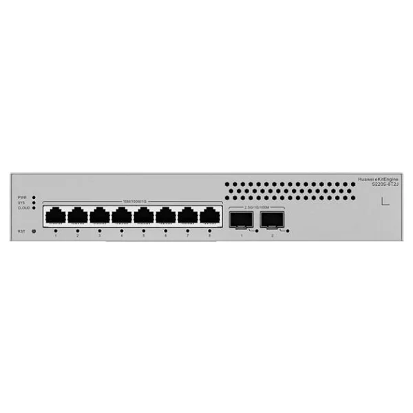 Huawei Ekit S220S-8T2J 8 Port 10/100/1000 2 X 2.5GE SFP L2 Cloude Yönetilebilir Rack Mount Switch - Görsel 6