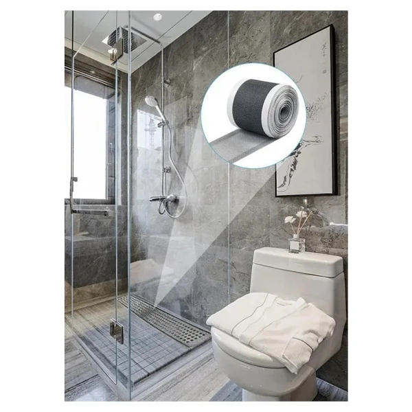 Mucit Home 10 Cm 4 Metre Çok Amaçlı Gider Süzgeci Sineklik Tamir Kiti Saç Kıl Tüy Tutucu Gri - Görsel 8