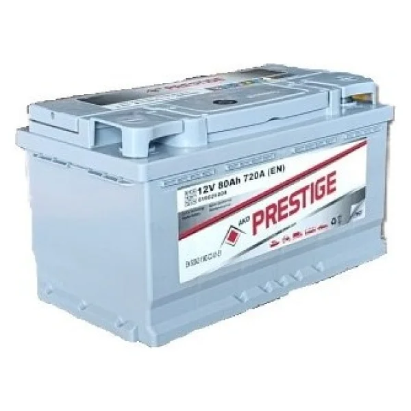 Ako Prestige 12V 80Ah 720A Standart Akü (Üretim Tarihi:2026) - Görsel 4