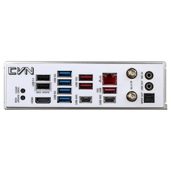 Colorful CVN X870E Ark Frozen V14 Wi-Fi AMD AM5 DDR5 ATX Anakart - Görsel 4
