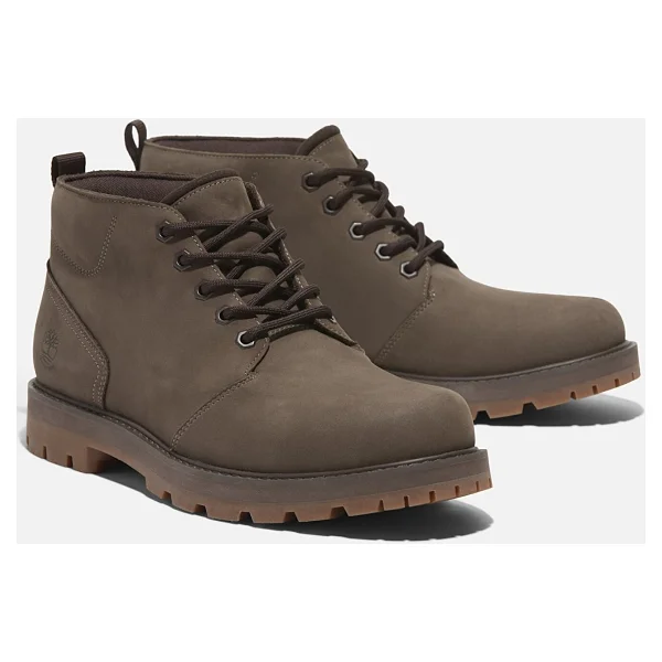 Timberland Britton Road Mid TB0A69TWEM51 Su Geçirmez Koyu Kahverengi Erkek Chukka Bot - Görsel 4