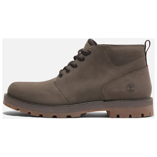 Timberland Britton Road Mid TB0A69TWEM51 Su Geçirmez Koyu Kahverengi Erkek Chukka Bot - Görsel 5